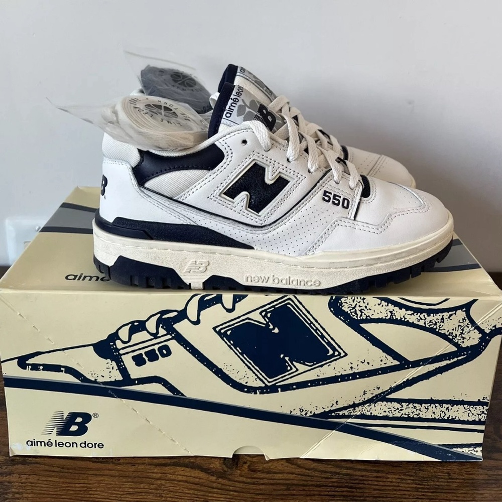 Size 4 - New Balance 550 x Aime Leon Dore Navy 2020